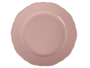 PRATO PORCELANA RASO 19CM ROSA
