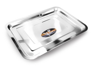 BANDEJA DE INOX RETANGULAR PEQUENA