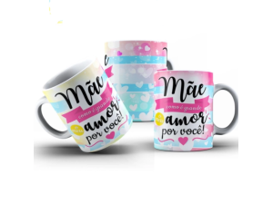 CANECA CERAMICA 320ML MAE  RETA SLOT