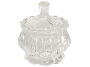 BOMBONIERE VIDRO DECORATIVO 11X09CM