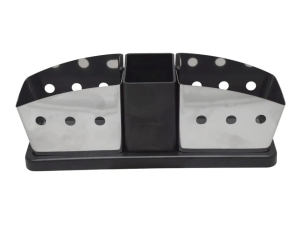 PORTA SACHE INOX/PLASTICO 20X07X07CM