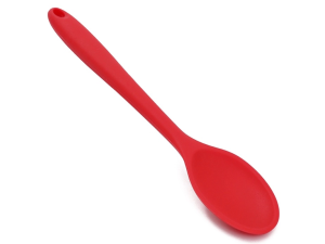 COLHER ARROZ SILICONE VERMELHA 27,7X5,5CM