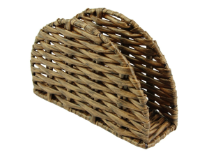 PORTA GUARDANAPO PLASTICO/METAL 15X09CM 2-CORES