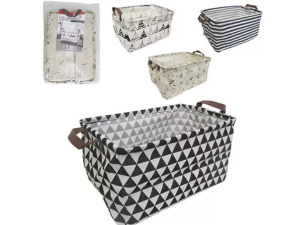 CESTA ORGANIZADORA C/PANO 38X27X23CM