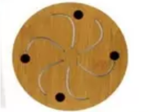 DESCANSO PANELA BAMBU 17CM REDONDO /  QUADRADO