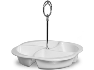 PETISQUEIRA MELAMINA 24CM C/HASTE CROMADA