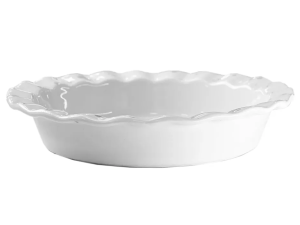 TRAVESSA CERAMICA 26CM REDONDA ONDULADA