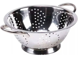 ESCORREDOR MASSA INOX 24CM 2-ALÇAS