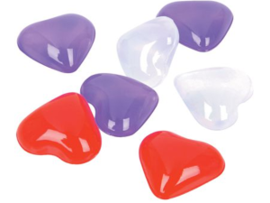 CUBO GELO CORACAO C/10 NO SAQUINHO