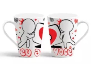 CANECA CERAMICA 290ML NAMORADO