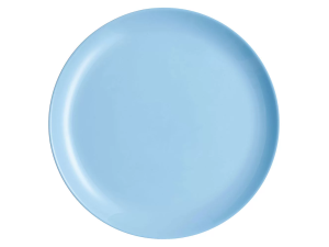 PRATO VIDRO 19CM DIWALI AZUL