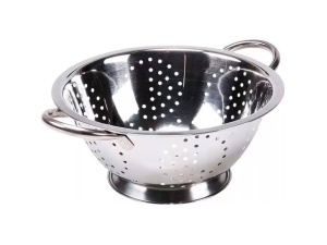 ESCORREDOR MASSA INOX 23CM 2-ALÇA+BASE