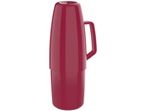 GARRAFA TERMICA 1,0L LOTUS VERMELHA