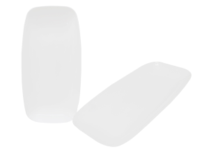 TRAVESSA MELAMINA BRANCO 30X15CM