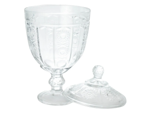 BOMBONIERE VIDRO NOVA YORK CLEAR 29CM