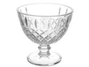 JOGO 6 TACA VIDRO 300ML SOBREMESA CLEAR GRANADA