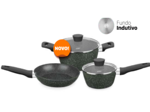 JOGO 3 PANELA 3,2MM CARMELA GARDEN