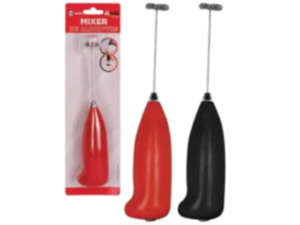 MINI MIXER 21,5CM A PILHA PRETO/VERMELHO
