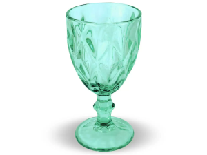 JOGO 6 TACA VIDRO 260ML DIAMOND TIFANNY