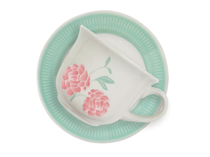 XICARA+PIRES PORCELANA 200ML BLOOM