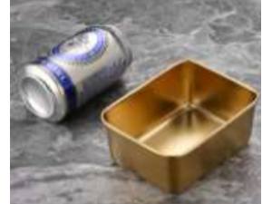 ORGANIZADOR METAL OURO 15X13CM