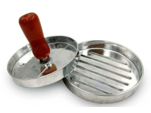 MOLDELADOR HAMBURQUER ALUMINIO 12CM