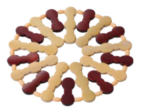 DESCANSO BAMBU 16CM REDONDO