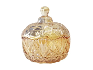 BOMBONIERE VIDRO 250ML AMBAR ROMENIA