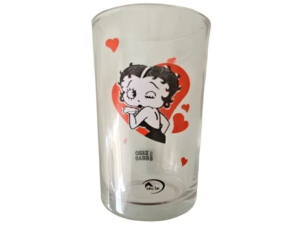 JOGO 06 COPO VIDRO 200ML BETTY BOOP 