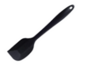 ESPATULA/PAO DURO SILICONE 27CM PRETA