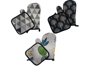 KIT FORNO LUVA+PEGADOR POLIESTER