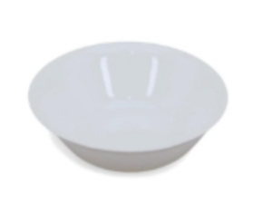 BOWL VIDRO 16CM BRANCO OPALINE