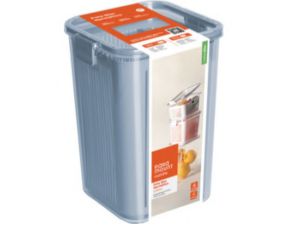 POTE ACRILICO SLIM 3050ML CINZA