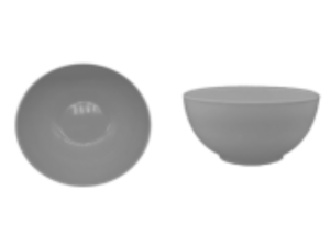 TIGELA MELAMINA CINZA 380ML FUNDA