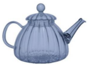 CHALEIRA VIDRO 1,0L FOGO BAIXO/MEDIO