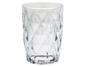 JOGO 6 COPO VIDRO 250ML DIAMOND