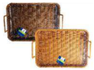 BANDEJA PLASTICA 34X24CM ALCA METAL