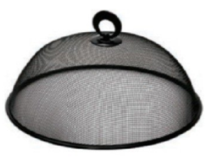 TELA PROTETORA 35CM METAL P/ALIMENTOS