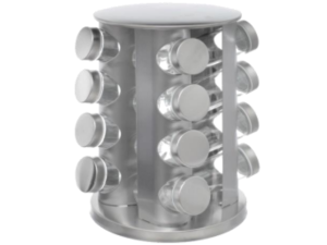 PORTA CONDIMENTO INOX C/16 REDONDO