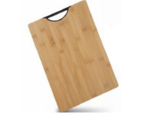 TABUA BAMBU 35X25CM C/ALCA METAL