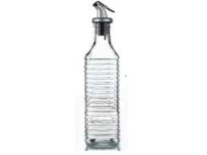 AZEITEIRO/VINAGRE VIDRO 500ML QUADRADO