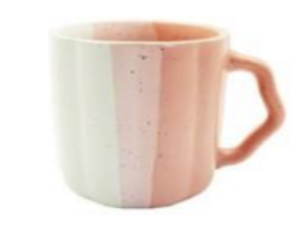 CANECA CERAMICA 180ML DOME ROSA