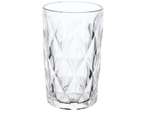 JOGO 6 COPO VIDRO 400ML DIAMOND CLEAR