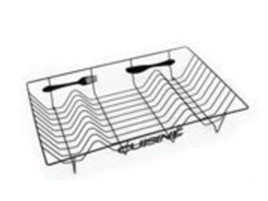 ESCORREDOR PRATO PRETO 48X31X09CM COZINHA