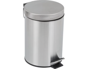 LIXEIRA PEDAL INOX 05 LITROS