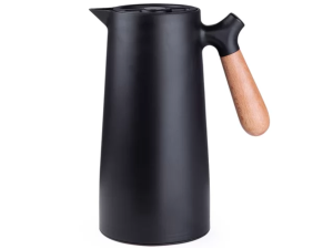 GARRAFA TERMICA 1,0L PRETA WOOD