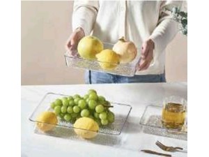 BANDEJA ACRILICA 30X21CM 3-CORES