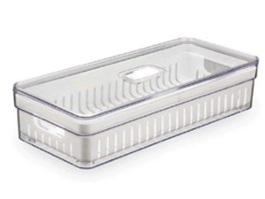 ORGANIZADOR ACRILICO 33X14X07CM C/TELA