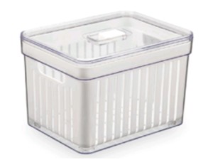 ORGANIZADOR ACRILICO 18X14X13CM C/TELA