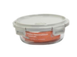 POTE VIDRO 370ML TAMPA-HERMETICA 4-CORES